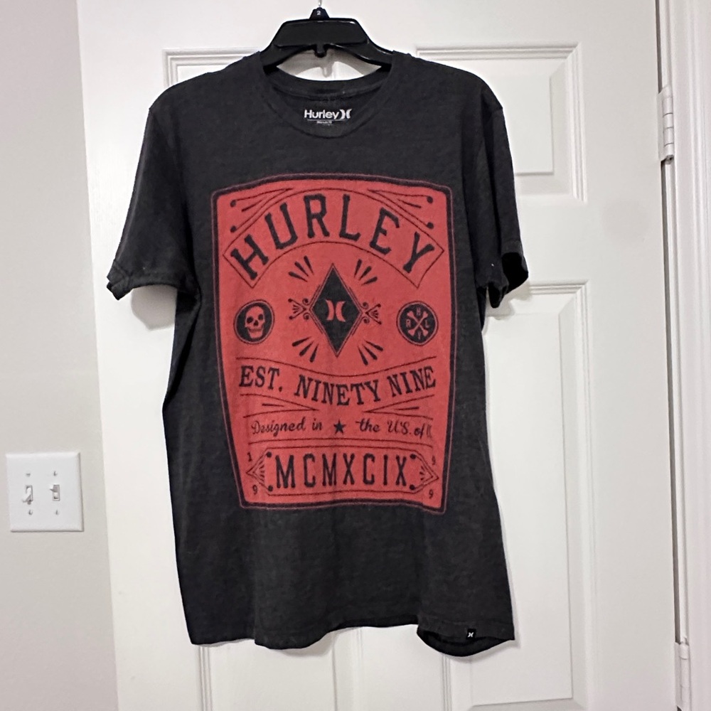 Dark grey Hurley Tshirt size large